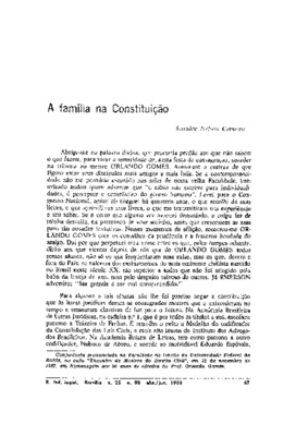 <BR>Data: 04/1988<BR>Fonte: Revista de informação legislativa, v. 25, n. 98, p. 87-98, abr./jun. 1988<BR>Parte de: ->Revista de informação legislativa : v. 25, n. 98 (abr./jun. 1988)<BR>Responsabilidade: Nelson Carneiro<BR>Endereço para citar este documen