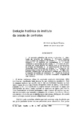 <BR>Data: 10/1988<BR>Fonte: Revista de informação legislativa, v. 25, n. 100, p. 351-366, out./dez. 1988<BR>Parte de: ->Revista de informação legislativa : v. 25, n. 100 (out./dez. 1988)<BR>Responsabilidade: Antonio da Silva Cabral<BR>Endereço para citar 