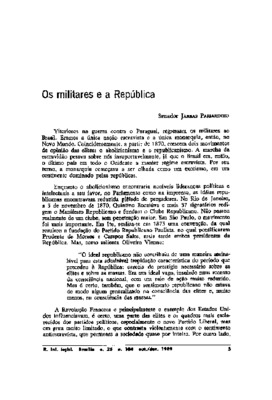 <BR>Data: 10/1989<BR>Fonte: Revista de Informação Legislativa, v. 26, n. 104, p. 5-20, out./dez. 1989<BR>Parte de: ->Revista de informação legislativa : v. 26, n. 104 (out./dez. 1989)<BR>Responsabilidade: Jarbas Passarinho<BR>Endereço para citar este docu