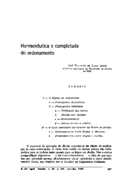 <BR>Data: 10/1989<BR>Fonte: Revista de informação legislativa, v. 26, n. 104, p. 237-246, out./dez. 1989<BR>Parte de: ->Revista de informação legislativa : v. 26, n. 104 (out./dez. 1989)<BR>Responsabilidade: José Reinaldo de Lima Lopes<BR>Endereço para ci