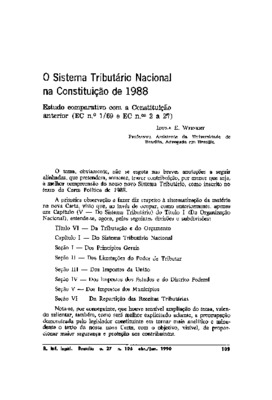 <BR>Data: 04/1990<BR>Fonte: Revista de Informação Legislativa, v. 27, n. 106, p. 109-130, abr./jun. 1990<BR>Parte de: ->Revista de informação legislativa : v. 27, n. 106 (abr./jun. 1990)<BR>Responsabilidade: Iduna E. Weinert<BR>Endereço para citar este do