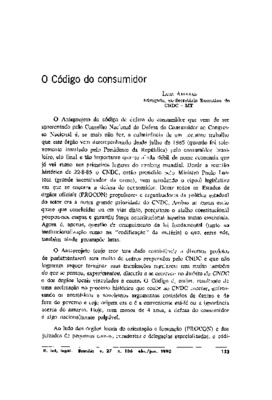 <BR>Data: 04/1990<BR>Fonte: Boletim legislativo Adcoas, v. 24, n. 2, p. 31-34, jan. 1990 | Revista de informação legislativa, v. 27, n. 106, p. 153-160, abr./jun. 1990<BR>Parte de: ->Revista de informação legislativa : v. 27, n. 106 (abr./jun. 1990)<BR>Re