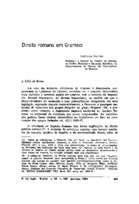 <BR>Data: 01/1991<BR>Fonte: Revista de informação legislativa, v. 28, n. 109, p. 235-246, jan./mar. 1991<BR>Parte de: -www2.senado.leg.br/bdsf/item/id/496841->Revista de informação legislativa : v. 28, n. 109 (jan./mar. 1991)<BR>Responsabilidad