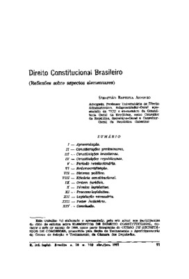 <BR>Data: 04/1991<BR>Fonte: Revista de informação legislativa, v. 28, n. 110, p. 91-126, abr./jun. 1991<BR>Parte de: -www2.senado.leg.br/bdsf/item/id/496842->Revista de informação legislativa : v. 28, n. 110 (abr./jun. 1991)<BR>Responsabilidade