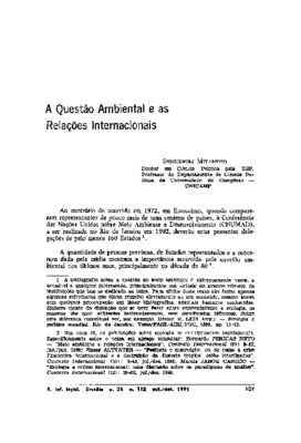 <BR>Data: 10/1991<BR>Fonte: Revista de informação legislativa, v. 28, n. 112, p. 107-132, out./dez. 1991<BR>Parte de: ->Revista de informação legislativa : v. 28, n. 112 (out./dez. 1991)<BR>Responsabilidade: Shiguenoli Miyamoto<BR>Endereço para citar este