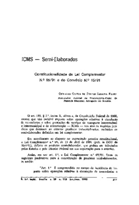 <BR>Data: 01/1992<BR>Fonte: Revista de informação legislativa, v. 29, n. 113, p. 211-216, jan./mar. 1992<BR>Parte de: ->Revista de informação legislativa : v. 29, n. 113 (jan./mar. 1992)<BR>Responsabilidade: Oswaldo Othon de Pontes Saraiva Filho<BR>Endere