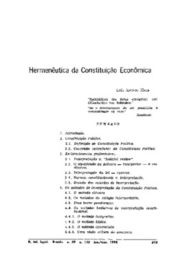 <BR>Data: 01/1992<BR>Fonte: Revista de Informação Legislativa, v. 29, n. 113, p. 415-446, jan./mar. 1992<BR>Parte de: ->Revista de informação legislativa : v. 29, n. 113 (jan./mar. 1992)<BR>Responsabilidade: Luís Afonso Heck<BR>Endereço para citar este do