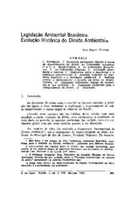 <BR>Data: 04/1993<BR>Fonte: Revista forense, v. 88, n. 318, p. 19-26, abr./jun. 1992 | Revista de informação legislativa, v. 30, n. 118, p. 191-206, abr./jun. 1993<BR>Conteúdo: Introdução -- Legislação portuguesa vigente à época do descobrimento do Brasil