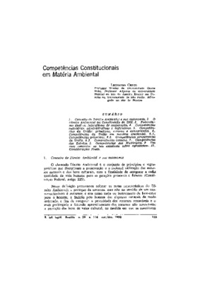 <BR>Data: 10/1992<BR>Fonte: Revista de informação legislativa, v. 29, n. 116, p. 135-152, out./dez. 1992 | Revista dos tribunais, São Paulo, v. 82, n. 687, p. 23-33, jan.  1993 | Revista brasileira de direito comparado, v. 8, n. 14, p. 82-105, jan./jun. 1