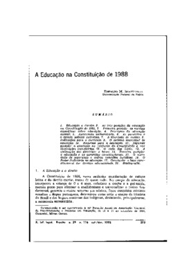 <BR>Data: 10/1992<BR>Fonte: Revista de informação legislativa, v. 29, n. 116, p. 275-286, out./dez. 1992<BR>Parte de: -www2.senado.leg.br/bdsf/item/id/496848->Revista de informação legislativa : v. 29, n. 116 (out./dez. 1992)<BR>Responsabilidad