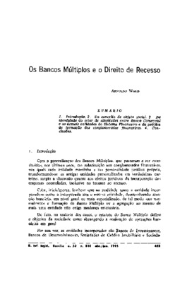 <BR>Data: 04/1993<BR>Fonte: Revista de informação legislativa, v. 30, n. 118, p. 435-450, abr./jun. 1993 | Revista de direito mercantil, industrial, econômico e financeiro, nova série, v. 31, n. 87, p. 5-16, jul./set. 1992<BR>Conteúdo: Introdução -- Do co