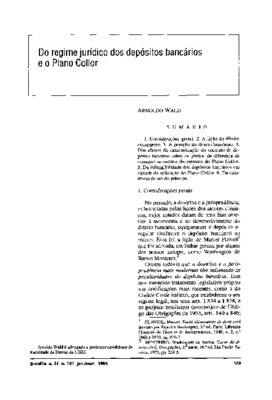 <BR>Data: 01/1994<BR>Fonte: Revista de informação legislativa, v. 31, n. 121, p. 159-160, jan./mar. 1994 | Revista de direito mercantil, industrial, econômico e financeiro, nova série, v. 32, n. 90, p. 5-12, abr./jun. 1993<BR>Conteúdo: Considerações gerai