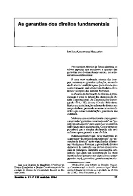 <BR>Data: 04/1994<BR>Fonte: Revista de informação legislativa, v. 31, n. 122, p. 41-46, abr./jun. 1994<BR>Parte de: -www2.senado.leg.br/bdsf/item/id/496854->Revista de informação legislativa : v. 31, n. 122 (abr./jun. 1994)<BR>Responsabilidade: