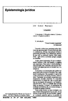 <BR>Data: 10/1994<BR>Fonte: Revista de informação legislativa, v. 31, n. 124, p. 101-109, out./dez. 1994<BR>Conteúdo: Introdução -- Filosofia e ciência -- Direito e ciência -- Dogmática jurídica<BR>Parte de: ->Revista de informação legislativa : v. 31, n.