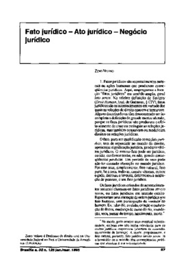 <BR>Data: 01/1995<BR>Fonte: Revista de informação legislativa, v. 32, n. 125, p. 87-95, jan./mar. 1995<BR>Parte de: ->Revista de informação legislativa : v. 32, n. 125 (jan./mar. 1995)<BR>Responsabilidade: Zeno Veloso<BR>Endereço para citar este documento