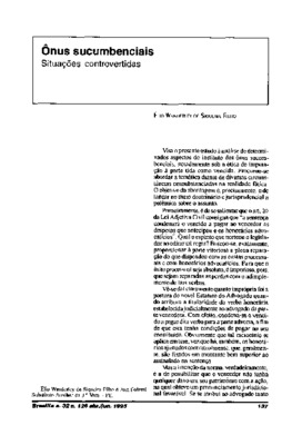 <BR>Data: 04/1995<BR>Fonte: Revista de informação legislativa, v. 32, n. 126, p. 137-140, abr./jun. 1995<BR>Parte de: ->Revista de informação legislativa : v. 32, n. 126 (abr./jun. 1995)<BR>Responsabilidade: Élio Wanderley de Siqueira Filho<BR>Endereço pa