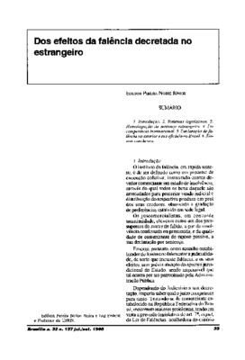 <BR>Data: 07/1995<BR>Fonte: Revista de informação legislativa, v. 32, n. 127, p. 55-62, jul./set. 1995 | Revista trimestral de jurisprudência dos Estados, v.19, nº 137, p. 45-56, jun. de 1995 | Lex : jurisprudência do Supremo Tribunal Federal, v. 19, n.  