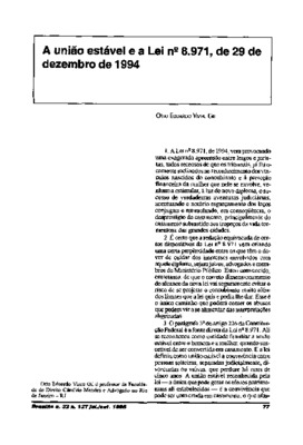 <BR>Data: 07/1995<BR>Fonte: Revista de informação legislativa, v. 32, n. 127, p. 77-81, jul./set. 1995<BR>Parte de: -www2.senado.leg.br/bdsf/item/id/496859->Revista de informação legislativa : v. 32, n. 127 (jul./set. 1995)<BR>Responsabilidade: