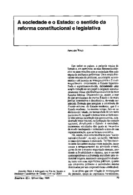 <BR>Data: 10/1995<BR>Fonte: Revista de informação legislativa, v. 32, n. 128, p. 79-82, out./dez. 1995<BR>Parte de: ->Revista de informação legislativa : v. 32, n. 128 (out./dez. 1995)<BR>Responsabilidade: Arnoldo Wald<BR>Endereço para citar este document