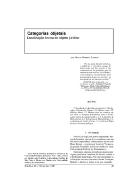 <BR>Data: 10/1996<BR>Fonte: Revista de informação legislativa, v. 33, n. 132, p. 59-70, out./dez. 1996 | Revista do instituto de pesquisas e estudos, v. 20, p. 149-173, dez./mar. 1997/1998<BR>Conteúdo: Introdução -- Abordagem primeira -- Noções sobre a Te