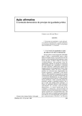 <BR>Data: 07/1996<BR>Fonte: Revista de informação legislativa, v. 33, n. 131, p. 283-295, jul./set. 1996 | Revista Trimestral de Direito Público, n. 15, p. 85-99, 1996 | Gênesis : Revista de Direito Administrativo Aplicado, v. 3, n.  10, p. 649-664, jul./