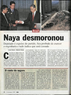 <BR>Data: 03/1998<BR>Fonte: Veja, v.31, nº 10, p. 24-25, mar. de 1998<BR>Endereço para citar este documento: -www2.senado.leg.br/bdsf/item/id/183654->www2.senado.leg.br/bdsf/item/id/183654