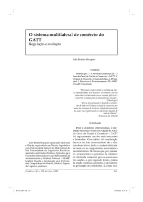 <BR>Data: 04/2008<BR>Fonte: Revista de informação legislativa, v. 45, n. 178, p. 261-269, abr./jun. 2008<BR>Parte de: -www2.senado.leg.br/bdsf/item/id/496910->Revista de informação legislativa : v. 45, n. 178 (abr./jun. 2008)<BR>Responsabilidad