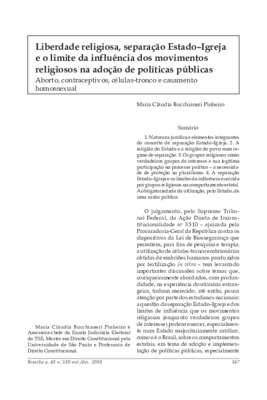 <BR>Data: 10/2008<BR>Fonte: Revista de informação legislativa, v. 45, n. 180, p. 347-373, out./dez. 2008<BR>Parte de: ->Revista de informação legislativa : v. 45, n. 180 (out./dez. 2008)<BR>Responsabilidade: Maria Cláudia Bucchianeri Pinheiro<BR>Endereço 