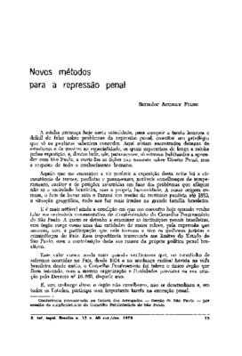 <BR>Data: 10/1978<BR>Fonte: Revista de informação legislativa, v. 15, n. 60, p. 15-22, out./dez. 1978<BR>Parte de: -www2.senado.leg.br/bdsf/item/id/496793->Revista de informação legislativa : v. 15, n. 60 (out./dez. 1978)<BR>Responsabilidade: S