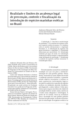 <BR>Data: 01/2010<BR>Fonte: Revista de informação legislativa, v. 47, n. 185, p. 145-159, jan./mar. 2010<BR>Parte de: ->Revista de informação legislativa : v. 47, n. 185 (jan./mar. 2010)<BR>Responsabilidade: Anderson Eduardo Silva de Oliveira, Carlos José