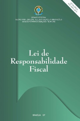 <BR>Data: 2010<BR>Conteúdo: Dispositivos constitucionais -- Lei complementar n° 101/2000 -- Mensagem de veto.<BR>Endereço para citar este documento: ->www2.senado.leg.br/bdsf/item/id/496318