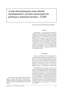 <BR>Data: 04/2010<BR>Fonte: Revista de informação legislativa, v. 47, n. 186, p. 89-106, abr./jun. 2010<BR>Parte de: ->Revista de informação legislativa : v. 47, n. 186 (abr./jun. 2010)<BR>Responsabilidade: Alexandre Gustavo Melo Franco Bahia<BR>Endereço 