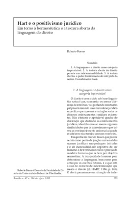 <BR>Data: 04/2010<BR>Fonte: Revista de informação legislativa, v. 47, n. 186, p. 275-290, abr./jun. 2010<BR>Parte de: ->Revista de informação legislativa : v. 47, n. 186 (abr./jun. 2010)<BR>Responsabilidade: Roberto Bueno<BR>Endereço para citar este docum