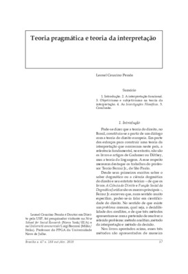 <BR>Data: 10/2010<BR>Fonte: Revista de informação legislativa, v. 47, n. 188, p. 37-44, out./dez. 2010<BR>Parte de: ->Revista de informação legislativa : v. 47, n. 188 (out./dez. 2010)<BR>Responsabilidade: Leonel Cesarino Pessôa<BR>Endereço para citar est