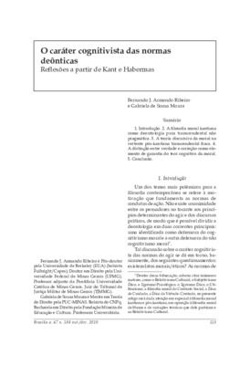 <BR>Data: 10/2010<BR>Fonte: Revista de informação legislativa, v. 47, n. 188, p. 113-129, out./dez. 2010<BR>Parte de: ->Revista de informação legislativa : v. 47, n. 188 (out./dez. 2010)<BR>Responsabilidade: Fernando J. Armando Ribeiro e Gabriela de Sousa