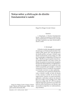 <BR>Data: 10/2010<BR>Fonte: Revista de informação legislativa, v. 47, n. 188, p. 179-190, out./dez. 2010<BR>Parte de: ->Revista de informação legislativa : v. 47, n. 188 (out./dez. 2010)<BR>Responsabilidade: Hugo Evo Magro Corrêa Urbano<BR>Endereço para c