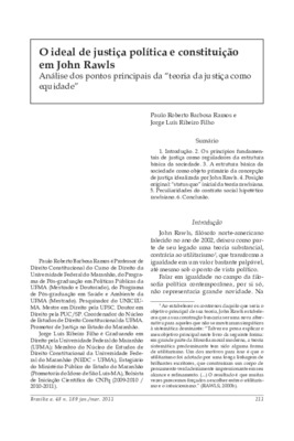 <BR>Data: 01/2011<BR>Fonte: Revista de informação legislativa, v. 48, n. 189, p. 211-225, jan./mar. 2011.<BR>Parte de: ->Revista de informação legislativa : v. 48, n. 189 (jan./mar. 2011)<BR>Responsabilidade: Paulo Roberto Barbosa Ramos, Jorge Luis Ribeir