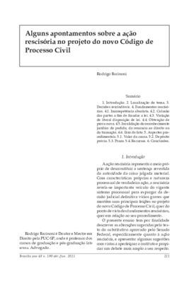 <BR>Data: 04/2011<BR>Fonte: Revista de informação legislativa, v. 48, n. 190 t.2, p. 221-235, abr./jun. 2011.<BR>Parte de: ->Revista de informação legislativa : v. 48, n. 190 (abr./jun. 2011)<BR>Responsabilidade: Rodrigo Barinoni<BR>Endereço para citar es