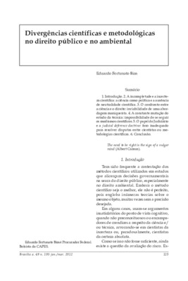 <BR>Data: 01/2012<BR>Fonte: Revista de informação legislativa, v. 49, n. 193, p. 125-139, jan./mar. 2012. | Boletim de direito municipal, v. 29, n. 2, p. 78-91, fev. 2013.<BR>Parte de: ->Revista de informação legislativa : v. 49, n. 193 (jan./mar. 2012)<B