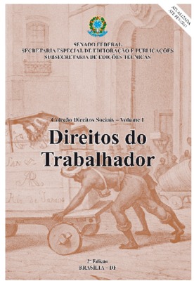 <BR>Data: 2011<BR>Conteúdo: Dispositivos constitucionais pertinentes -- Ato internacional -- Decreto-Lei nº 5.452/43 (CLT) -- Normas correlatas -- Índice temático.<BR>Endereço para citar este documento: -www2.senado.leg.br/bdsf/item/id/496307->