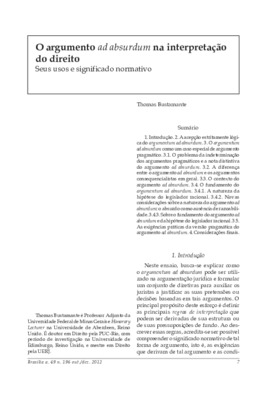 <BR>Data: 10/2012<BR>Fonte: Revista de informação legislativa, v. 49, n. 196, p. 7-26, out./dez. 2012.<BR>Parte de: ->Revista de informação legislativa : v. 49, n. 196 (out./dez. 2012)<BR>Responsabilidade: Thomas Bustamante<BR>Endereço para citar este doc