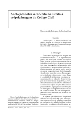 <BR>Data: 10/2012<BR>Fonte: Revista de informação legislativa, v. 49, n. 196, p. 27-38, out./dez. 2012.<BR>Parte de: ->Revista de informação legislativa : v. 49, n. 196 (out./dez. 2012)<BR>Responsabilidade: Marco Aurélio Rodrigues da Cunha e Cruz<BR>Ender