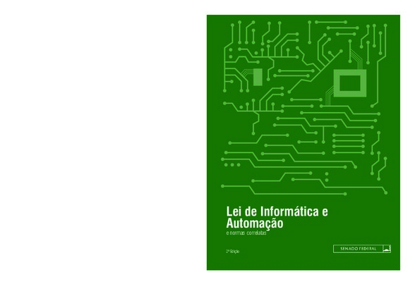 <BR>Data: 2013<BR>Conteúdo: Dispositivos constitucionais pertinentes -- Lei n. 8.248/91 -- Normas correlatas -- Índice de assuntos e entidades.<BR>Endereço para citar este documento: ->www2.senado.leg.br/bdsf/item/id/496316