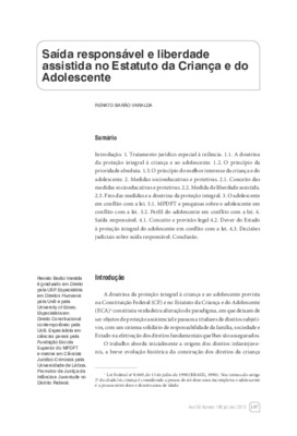 <BR>Data: 07/2013<BR>Fonte: Revista de informação legislativa, v. 50, n. 199, p. 197-225, jul./set. 2013.<BR>Conteúdo: A doutrina da proteção integral à criança e ao adolescnete --O princípio da prioridade absoluta -- O princípio do melhor interesse da cr