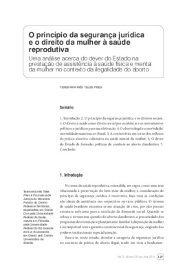 <BR>Data: 01/2014<BR>Fonte: Revista de informação legislativa, v. 51, n. 201, p. 129-149, jan./mar. 2014.<BR>Parte de: ->Revista de informação legislativa : v. 51, n. 201 (jan./mar. 2014)<BR>Responsabilidade: Teresinha Inês Teles Pires<BR>Endereço para ci