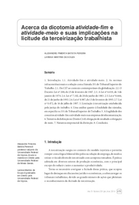 <BR>Data: 01/2014<BR>Fonte: Revista de informação legislativa, v. 51, n. 201, p. 175-192, jan./mar. 2014.<BR>Parte de: ->Revista de informação legislativa : v. 51, n. 201 (jan./mar. 2014)<BR>Responsabilidade: Alexandre Pimenta Batista Pereira, Larissa Mar