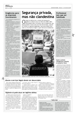 <BR>Data: 07/04/2008<BR>Fonte: Jornal do Senado, v. 6. n. 209, 7/13 abr. 2008. Especial Cidadania<BR>Endereço para citar este documento: -www2.senado.leg.br/bdsf/item/id/95051->www2.senado.leg.br/bdsf/item/id/95051