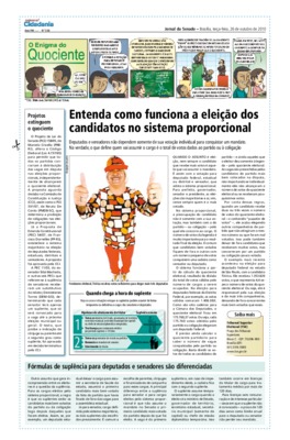 <BR>Data: 26/10/2010<BR>Fonte: Jornal do Senado, v. 8, n. 326, 26 out. 2010. Especial Cidadania<BR>Endereço para citar este documento: -www2.senado.leg.br/bdsf/item/id/191397->www2.senado.leg.br/bdsf/item/id/191397