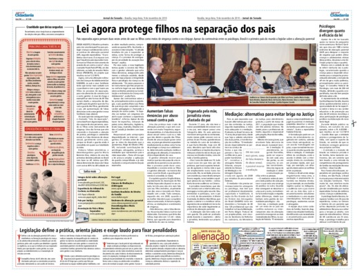 <BR>Data: 09/11/2010<BR>Fonte: Jornal do Senado, v. 8, n. 328, 9 nov. 2010. Especial Cidadania<BR>Endereço para citar este documento: -www2.senado.leg.br/bdsf/item/id/191618->www2.senado.leg.br/bdsf/item/id/191618