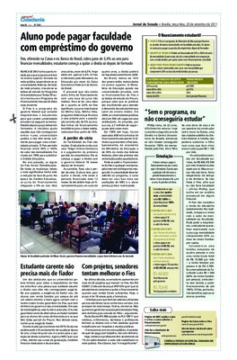 <BR>Data: 20/09/2011<BR>Fonte: Jornal do Senado, v. 9, n. 363, 20 set. 2011. Especial Cidadania<BR>Endereço para citar este documento: ->www2.senado.leg.br/bdsf/item/id/223711